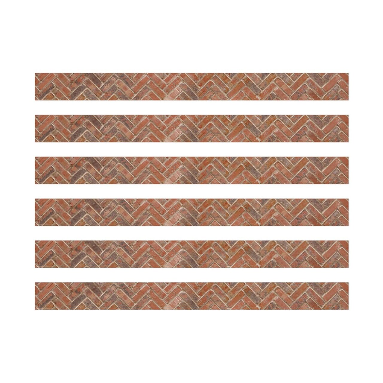 Curiosity Garden Brick Extra Wide Deco Trim®, 37 Feet Per Pack, 6 Packs